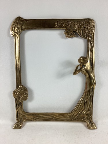 Vintage brass lady the lake - lady,