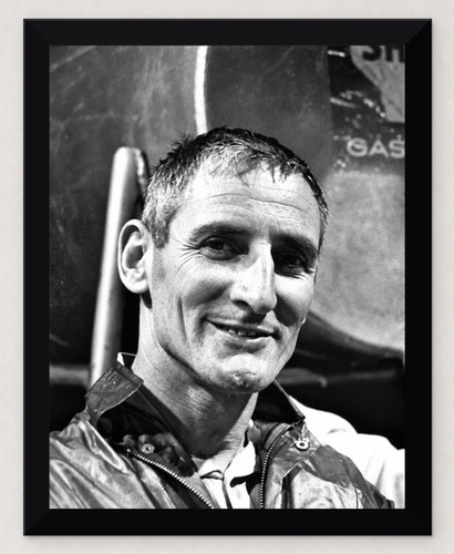 12x9 framed ken miles shelby - 12x9,