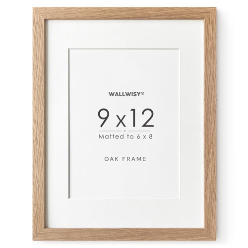 9x12 wood frame solid oak - 9x12,