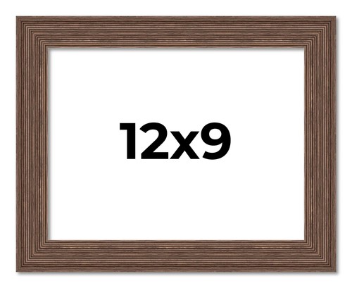 12x9 frame brown barnwood - 12x9,