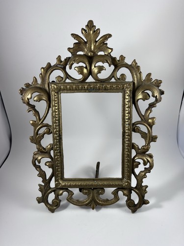 Vintage ornate solid brass - ornate,