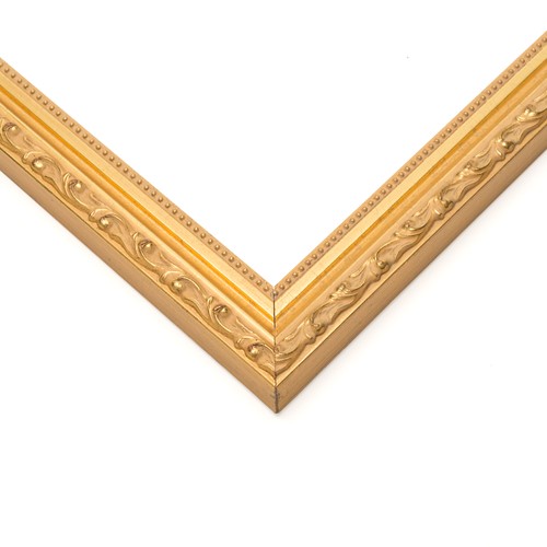12x9 frame gold - solid, wood