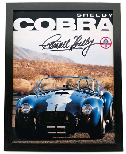 12x9 framed carroll shelby - 12x9,