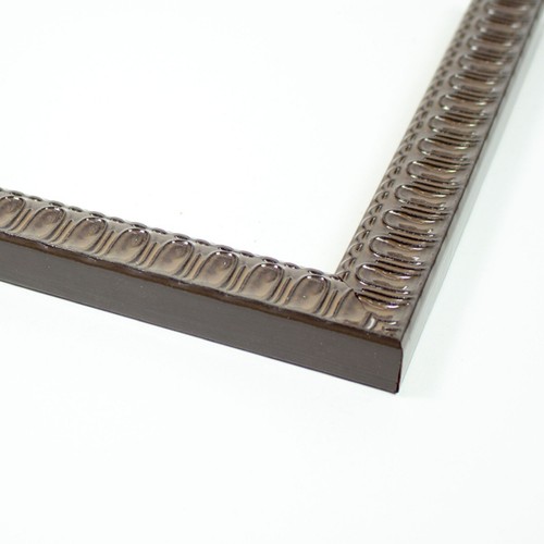 12x9 frame brown solid wood - brown,