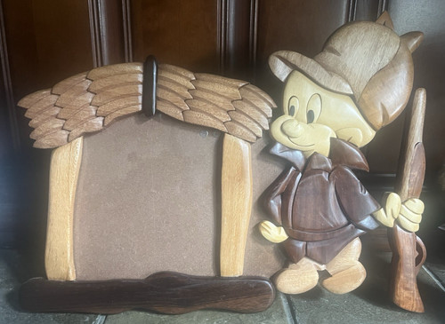 Elmer fudd wooden - wooden, picture