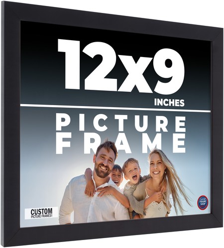 12x9 frame black real - 12x9,