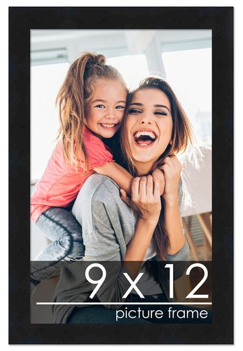 9x12 frame black - black, wood