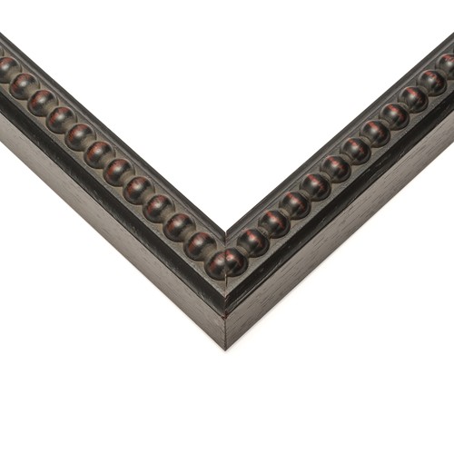 Frame black real wood picture - black,