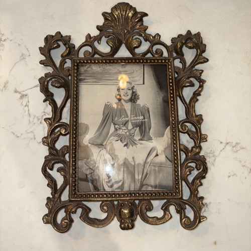 Vtg ornate gold tone - vtg,