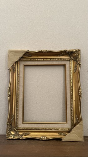 Vintage gold ornate gilt wood - vintage,