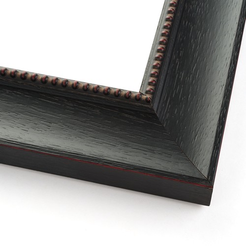Frame black real wood - black,