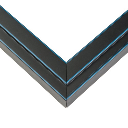 Frame black real wood - real, picture