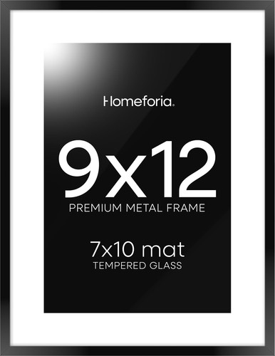 9x12 picture frame black - frame, black,