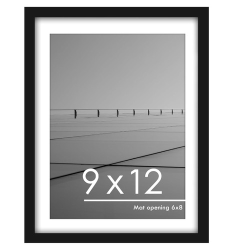 9x12 picture frame black - 9x12,