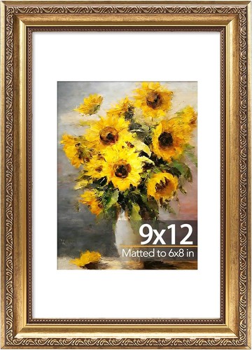 9x12 vintage picture - 9x12, frame