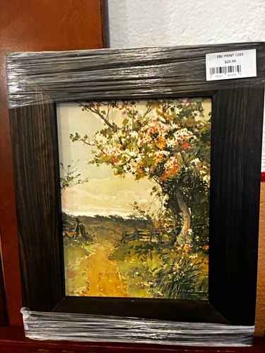 Landscape print wood - landscape,